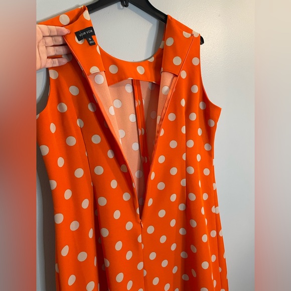 VOIR VOIR Orange With Cream Polka Dot SZ/16 - Picture 7 of 7